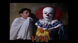 Evolution Of Pennywise[1990,1998,2017,2019]