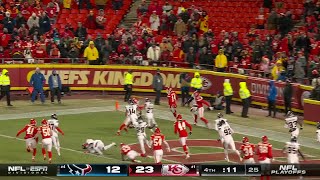 🚨 BAD BEAT 🚨 Chiefs take safety with 9 seconds left, Texans +9.5 covers | NFL on ESPN