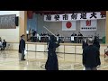 剣道二刀流の試合 blues選手④ 2015 5 17 壮年の部2回戦から決勝