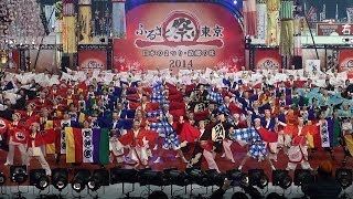 みんなでよさこいプロジェクト「総踊り」～この地へ～ふるさと祭り東京2014 in 東京ドーム