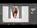 letter m portrait design tutorial in photoshop letter portrait design