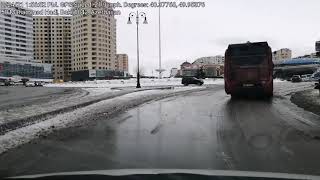 Bakıda qar / Həzi Aslanov metrosu / Ukrayna dairəsi / Əhmədli metrosu / Azərbaycan / 24 fevral 2021