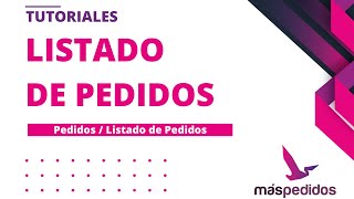 Listado de Pedidos