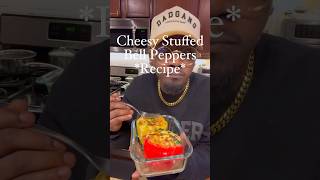 Serving up something a little healthy this time around gang! Cheesy Stuffed Bell Peppers! #shorts