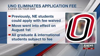 UNO eliminates student application fee