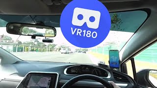 [VR180 4k60fps] Driving in Singapore | Vuze XR 3D180 Shake Stabilization Test