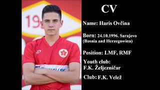 Ovčina Haris CV - FK Velež Mostar