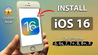Install iOS 16 Update on iPhone 6, 6s, 7, 7+ 8, 8+, X, 11, 12, 13 - iOS 16 Update For Any iPhone🔥🔥