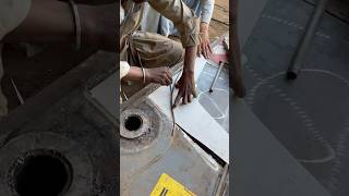 Wow amazing technique for welding work in Pakistani welder #shortvideo #technique #welding