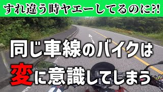 【なぜ⁈】すれ違うライダーには挨拶できるのに同じ車線のライダーは変に意識してしまう【バイク】