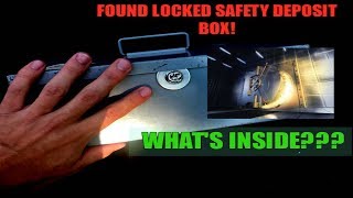 (FOUND LOCKED SAFETY DEPOSIT BOX) Bank Dumpster Dive Night!