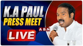 KA Paul Press Meet LIVE | Praja Shanti Party Office Opening | ABN LIVE