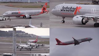 23/01/03 那覇空港 ジェットスター Jetstar A321-200N (JA27LR) Departure from Naha Airport, ROAH