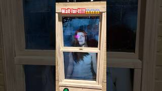 @LifelessCreations Window Scare!🙀#shorts #creepy #scary #halloween #wow #realistic #haunted #crazy