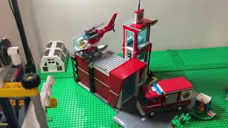 I Upgraded The Lego City Fire Station AND Placed it into My Lego City! (Episode 20- Part 1)