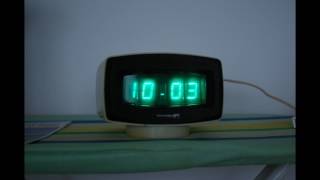 Vintage Clock Elektronika 13 G9-04 Green VFD Tube - Russian 1987