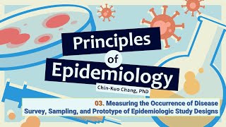 Principles of Epidemiology 03. Disease Occurrence and Prototype of Study Designs