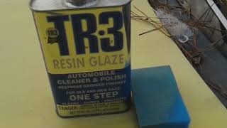 Tr3 one step polish bringing back faded yellow paint