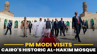 PM Modi visits Al-Hakim Mosque in Cairo, Egypt