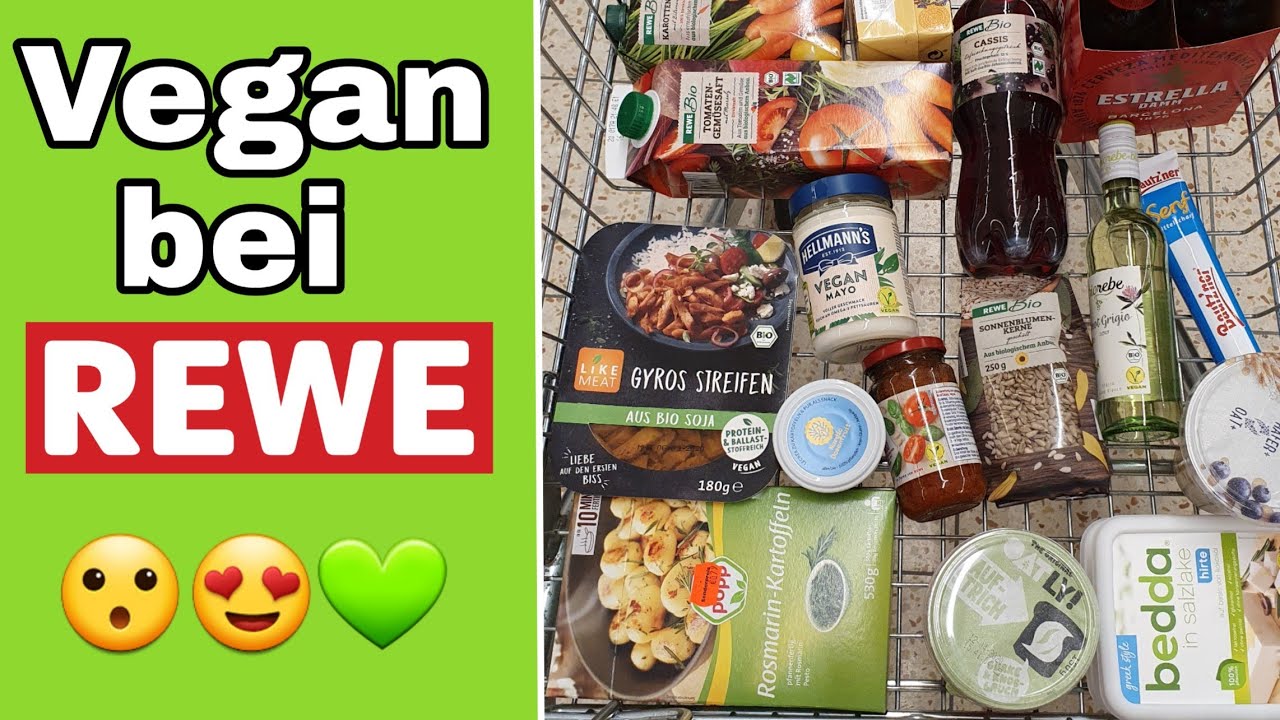 Veganer Einkauf Bei Rewe 2020 - YouTube