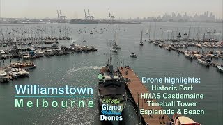 Historic Williamstown in Melbourne by Drone  - Victoria, Australia