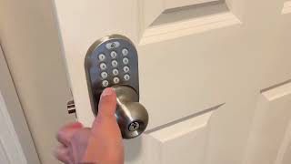 MiLocks TKK 02OB Digital Door Knob Handle Lock with Electronic Keypad Review