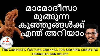 മാമോദീസാ മുങ്ങുന്ന കുഞ്ഞുങ്ങൾക്ക് എന്ത് അറിയാം/CHILD BAPTISM/ CHRISTIAN WISDOM/ FR DR RINJU P KOSHY