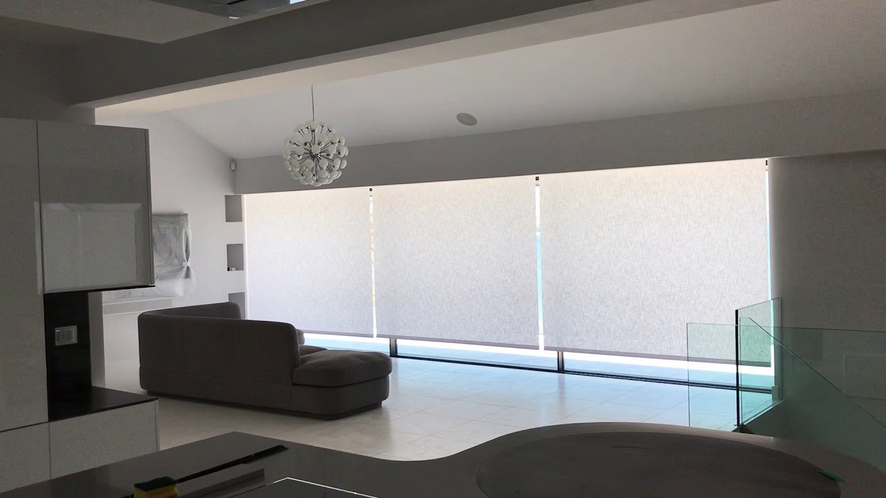 Powered Roller Blind Using The BlindSpace System - YouTube