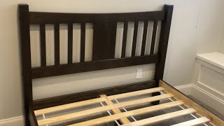 Grain Wood Furniture Shaker Queen Slat Platform Bed Assembly Instructions (Step By Step Guide)