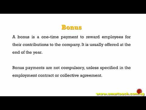 Singapore Payroll : Employment Practices - Variable Wage Components Singapore Payroll : Employment Practices - Variable Wage Components
