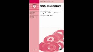 What a Wonderful World (SATB, a cappella), arr. Andy Beck – Score & Sound