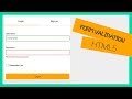 Frontend Form validation using html5 and constraint API