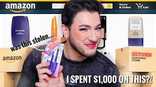 I spent $1,000 on a Amazon Returns Beauty Mystery Box!