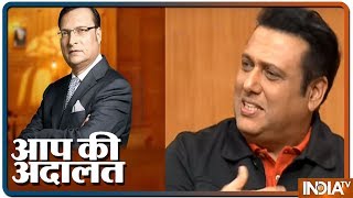 Aap Ki Adalat: Govinda reveals how nervous he was doing romantic scenes in beginning