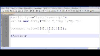 Javascript Array element printout