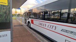 Onboard Clarks Logan City Bus Service Mercedes Benz 0405NH (Bustech)