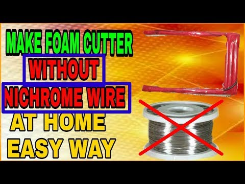 Make FOAM CUTTER without nichrome wire easy way Make FOAM CUTTER without nichrome wire easy way