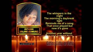Gifania Valine Edmund ~ Memorial