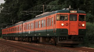 JR115系N38編成 3374M 快速 新井行き JR信越本線 来迎寺～越後岩塚 区間