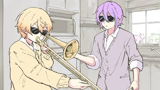 【プロセカ】ﾜﾝﾂｰで😎🎺パロ