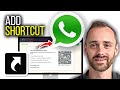 How To Make WhatsApp Web Shortcut On Desktop| Quick Guide