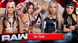 Dakota Kai Ioy Sky vs Liv Morgan Raquel Rodriguez Woman's Tornado Match