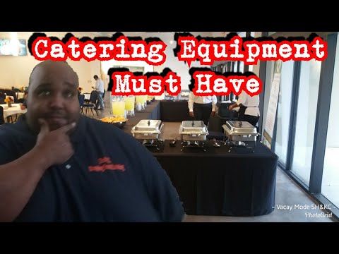 What equipment is needed for a catering business?