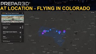 [LIVE] P3DV4: AT LOCATION COLORADO - AEROSOFT A318 TO EAGLE COUNTY (GERMAN)