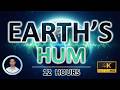 Earth’s Deep Hum Sleep Noise 🌍  | Healing Frequencies for Grounded Sleep | 12 Hours | Anxiety Relief