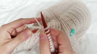 [Knitting tutorial] Half magic loop technique: how to knit a circumference small than your needle