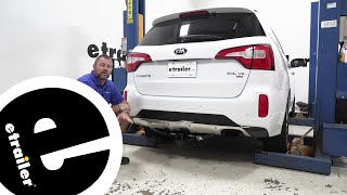 Installing the T-One Vehicle Wiring Harness for Factory Tow Package on your 2014 Kia Sorento