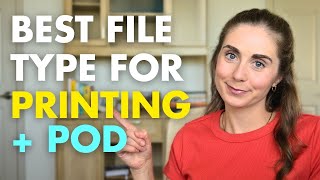 Best File Types for Printing and Print on Demand | PNG, PDF, SVG, AI Explained #PrintOnDemand