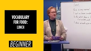 Beginner Level - Vocabulary For Food: Lunch | English For You