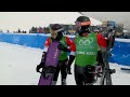 belle brockhoff crashes in snowboard cross quarterfinal beijing 2022 olympics